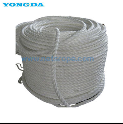 ISO10556: 2009 [E] 3-Strand Espia-colocaram a corda dupla da fibra do poliéster e do Polyolefin