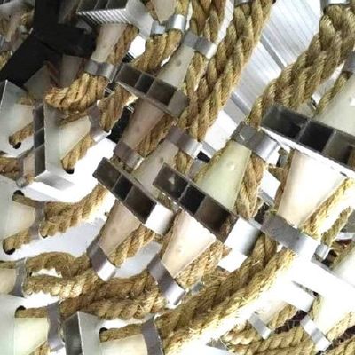 Escada de corda de embarque de degraus de liga de alumínio para embarque em botes salva-vidas