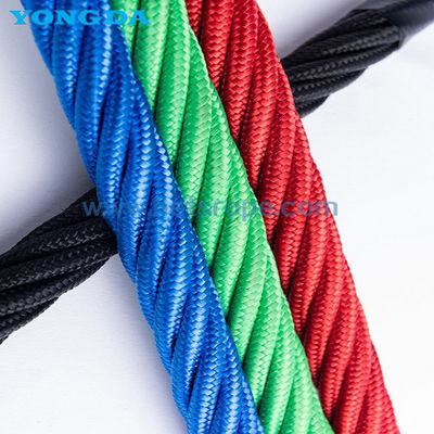 Corda trançada dobro do filamento resistente de grande resistência da poliamida da abrasão