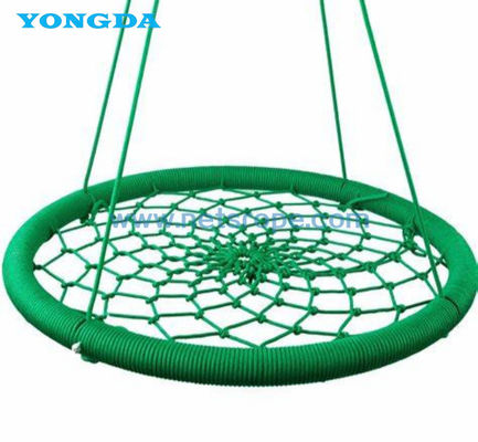 Anel redondo de campo de jogos rede balança 100cm com espaçoso, durável, resistente ao tempo, e perfeito para diversão ao ar livre