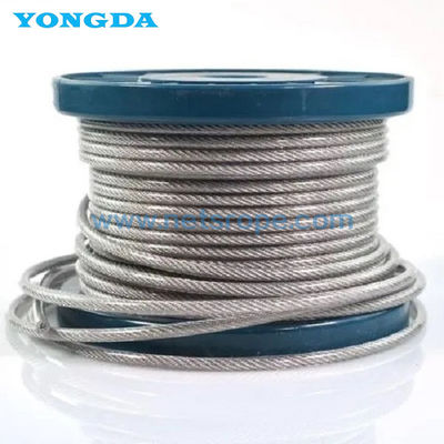 Cordas de arame de aço galvanizado 6x7 duráveis com alta tração e resistência à corrosão para construção de estradas médias e de ombro